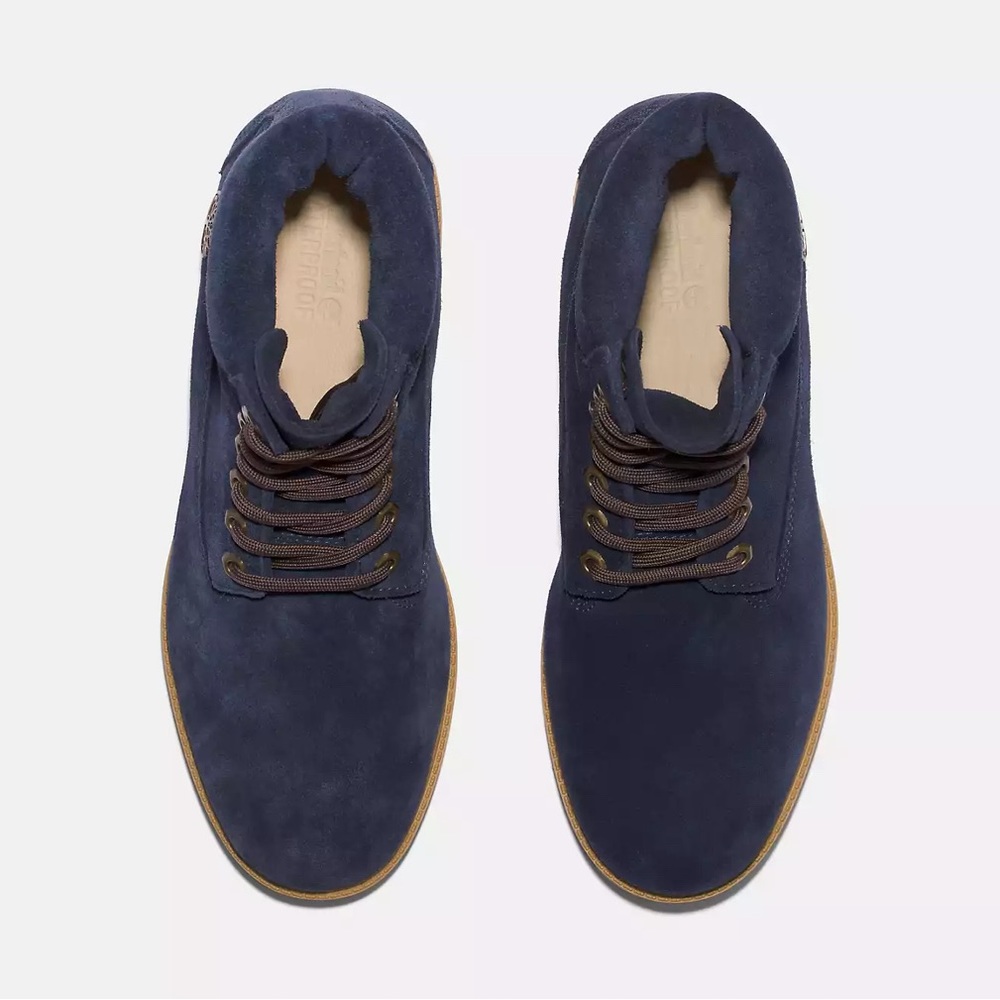 2024 Timberland Heritage Collection Indigo Blue Suede 6” Stead Boots Men’s 10 - Picture 7 of 13
